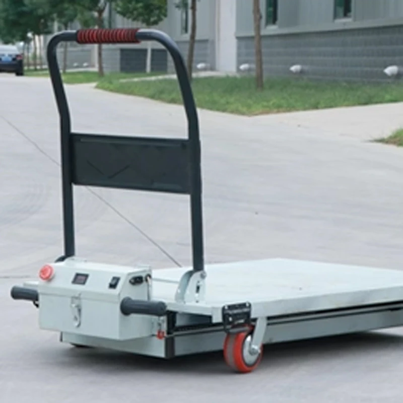Electric Lift Truck Electric Hydraulic Lift Portable Vehicle-Mounted Scissor Lift Flatbed Truck Electric Hand Truck(Customized) view 3