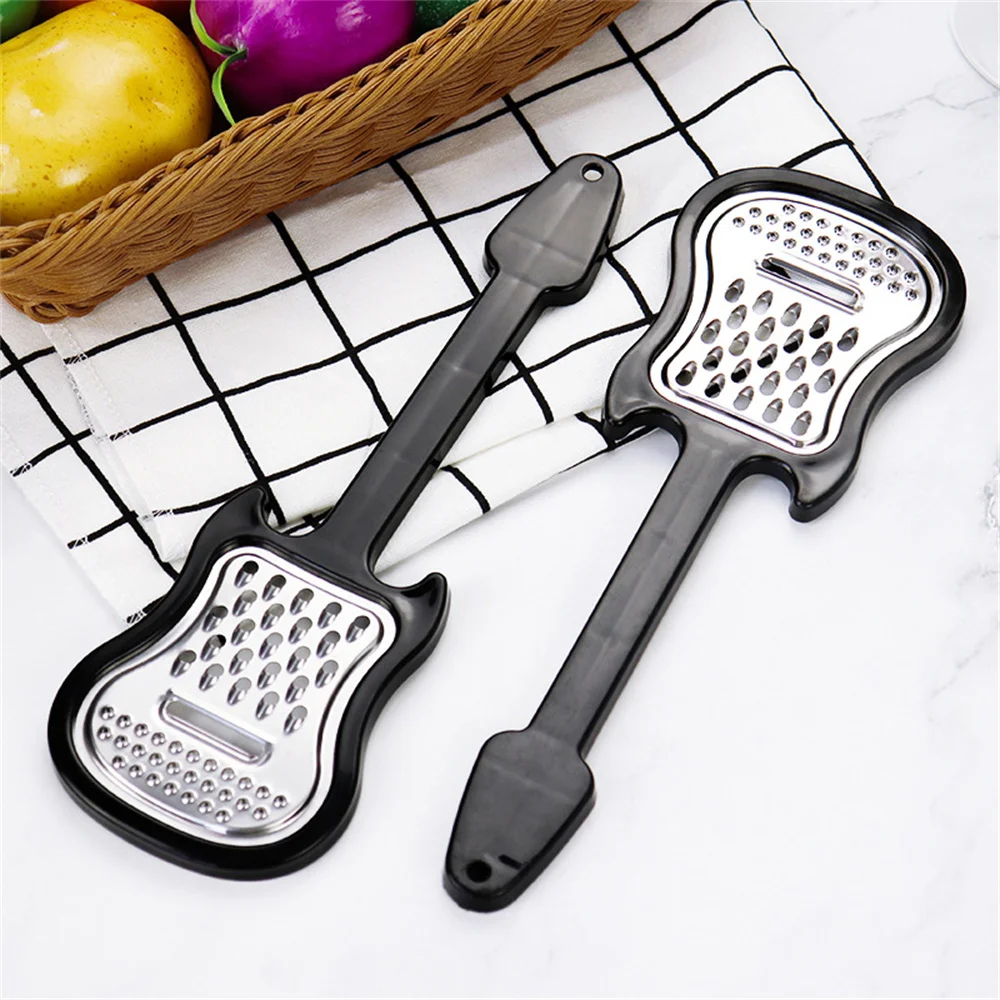 Stainless Steel Guitar-Shaped Vegetable Peeler Multi Functional Melon Planer Fruit Peelers Kitchen Tool Home Gadgets