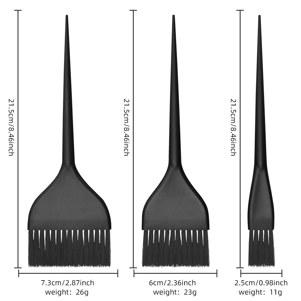 Arc shaped Hair Dye Brush Plastic Hair Coloring Applicator Brushes Comb Barber Dyeing Tools Salon Styling Accessories ﻿