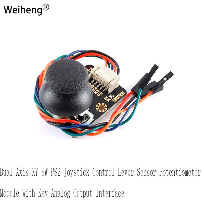 

10Pcs Dual Axis XY SW PS2 Joystick Control Lever Sensor Potentiometer Module With Key Analog Output Interface