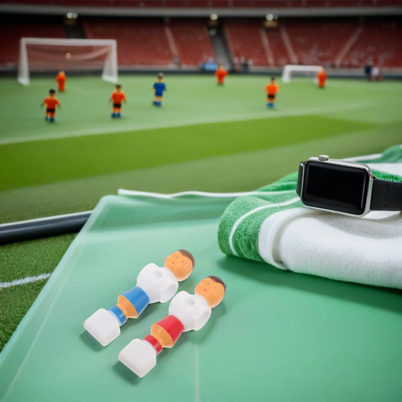 

Набор из 8 фигурок игроков для настольного футбола, сменные элементы для футбольного стола, разноцветные аксессуары для домашней вечеринки