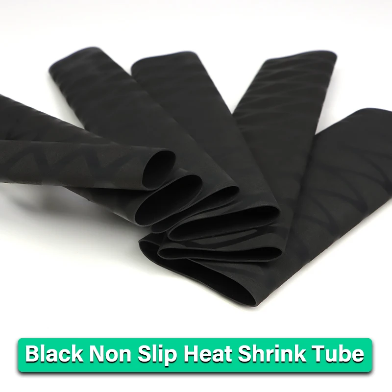 

Non Slip Heat Shrink Tube Fishing Rod Wrap Black 15 18 20 22 25 28 30 35 40 45 50mm Handle Insulated Protect Waterproof Cover