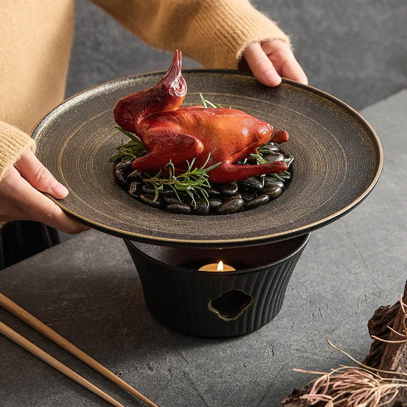 

Wujin Sand Керамическая спиртовая плита Свеча Нагревательная изоляционная пластина Minglu Посуда для отеля