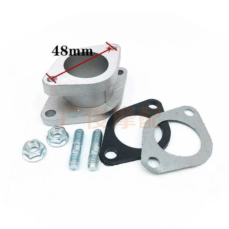Alumínio Adaptador de Entrada Tubo Coletor para Gs125 Gn125 Cg125 Qian Jiang Rei Suzuki gs 125 gn 125 cg 125