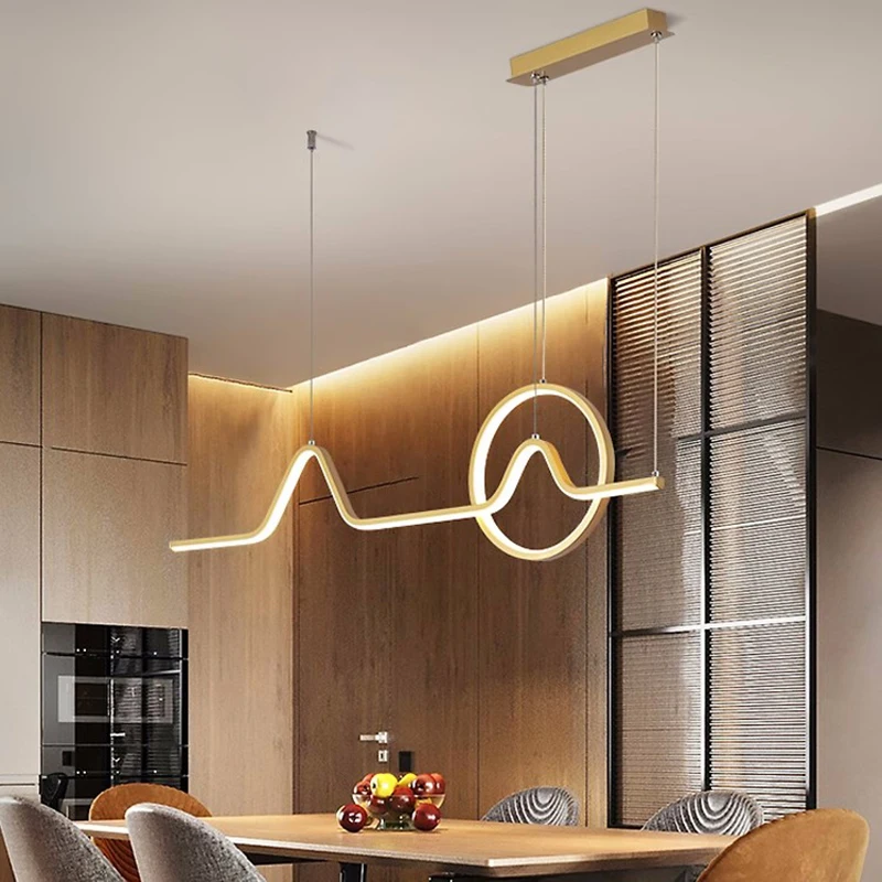 Lampadario a soffitto a LED illuminazione moderna per interni lampadari da tavolo da pranzo lampada a sospensione da cucina lampada decorativa per soggiorno