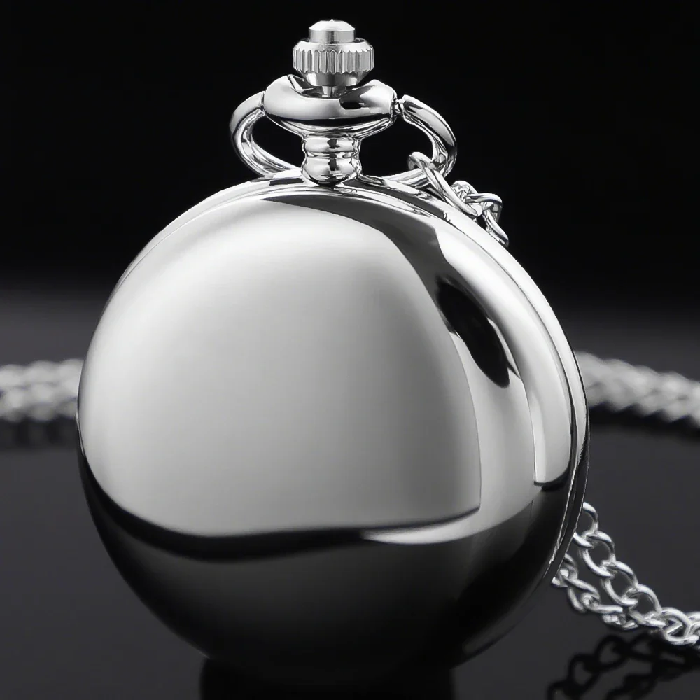 Reloj de bolsillo de cuarzo plateado antiguo con esfera azul cielo estrellado, collar con colgante, regalo de recuerdo para mujeres, hombres y niños