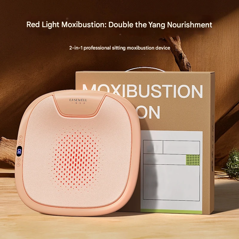 Cojín Térmico Unisex Infrarrojo Rojo 2026 para Terapia de Calor y Calentamiento Uterino, Moxibustión sin Humo para Dispositivo de Cuidado Íntimo