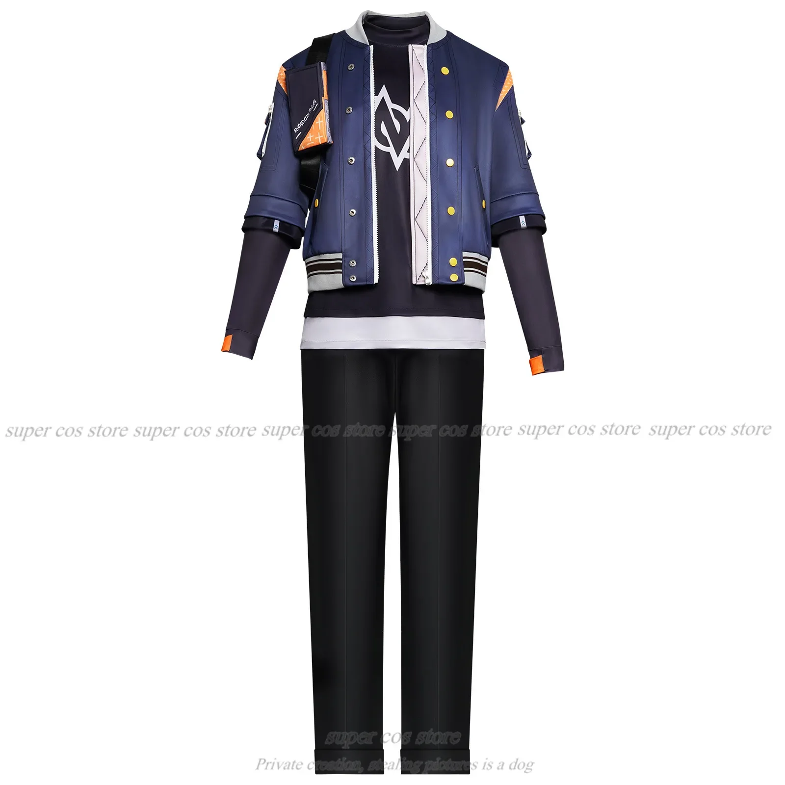 ZZZ-女性用の完全なコスプレ衣装,zenless zero zero zero uniform,完全なセット,かつらのアクセサリー,ヨーロッパサイズ