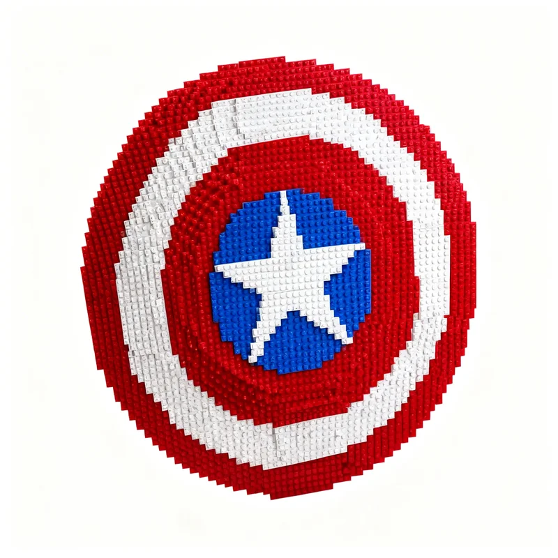 2904pcs MOC Super Heroes Marvelal Superhero Captain Shield Fully Wieldable Model Building Blocks Christmas Gifts Art Brick Craft view 5