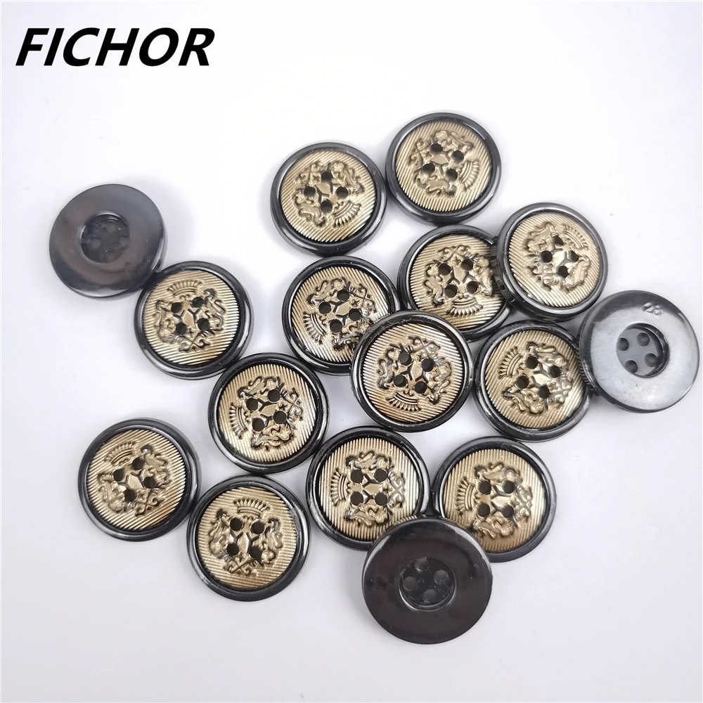 10/20pcs 18mm 4 Holes Resin Buttons For Clothing Coat Sweater Suit Cardigan Sewing Accessories Vintage Decorations Wholesale