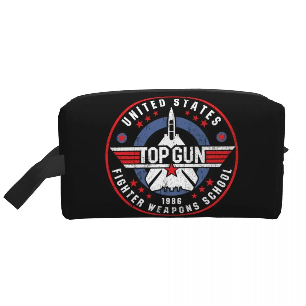 Fashion US Fighter Weapons School Worn Travel Toiletry Bag Top Gun Maverick Makeup Cosmetic Organizer Beauty Storage Dopp Kit