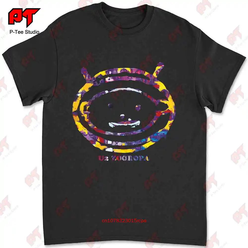 Camiseta U2 Zooropa 93 para hombre, camisa con Logo raro de Rock irlandés, banda alternativa, Bono, B0FQ