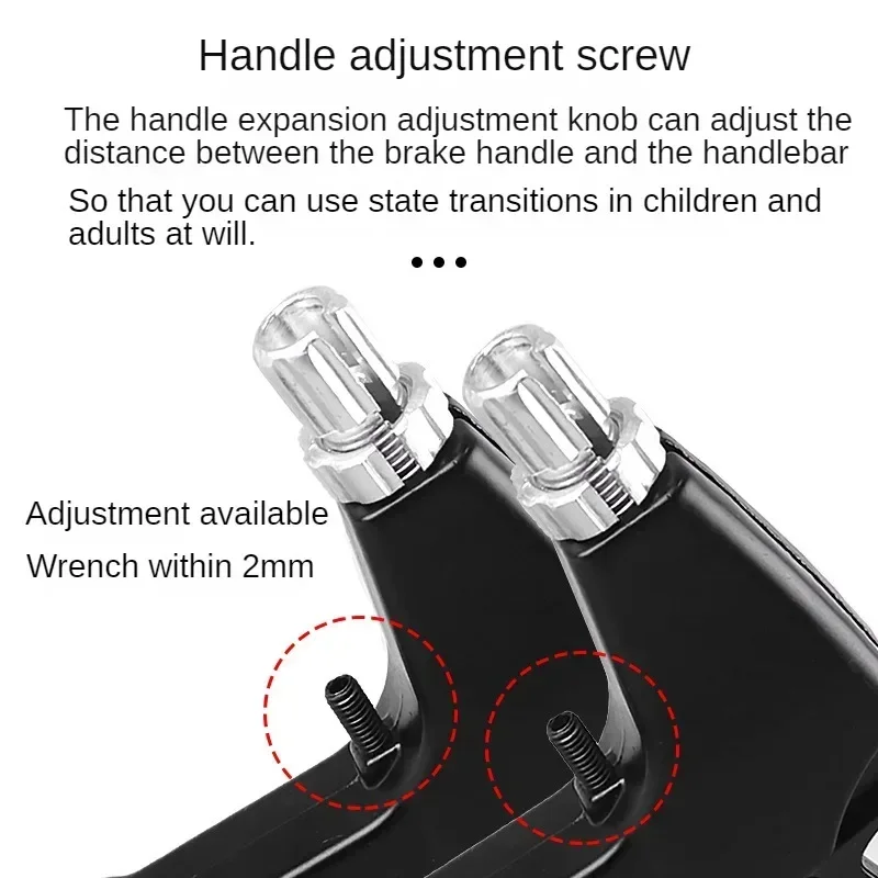 Aluminiowa dźwignia hamulca rowerowego MTB/szosowy/składany Ultralekki 90g, przedłużony ergonomiczny uchwyt, proces powlekania czarny/srebrny/niebieski/czerwony