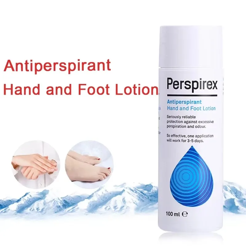 Original Perspirex 100ml and 5ml, Antiperspirant Lotion for Excessive Sweating on Hands & Feet, Made in Denmark