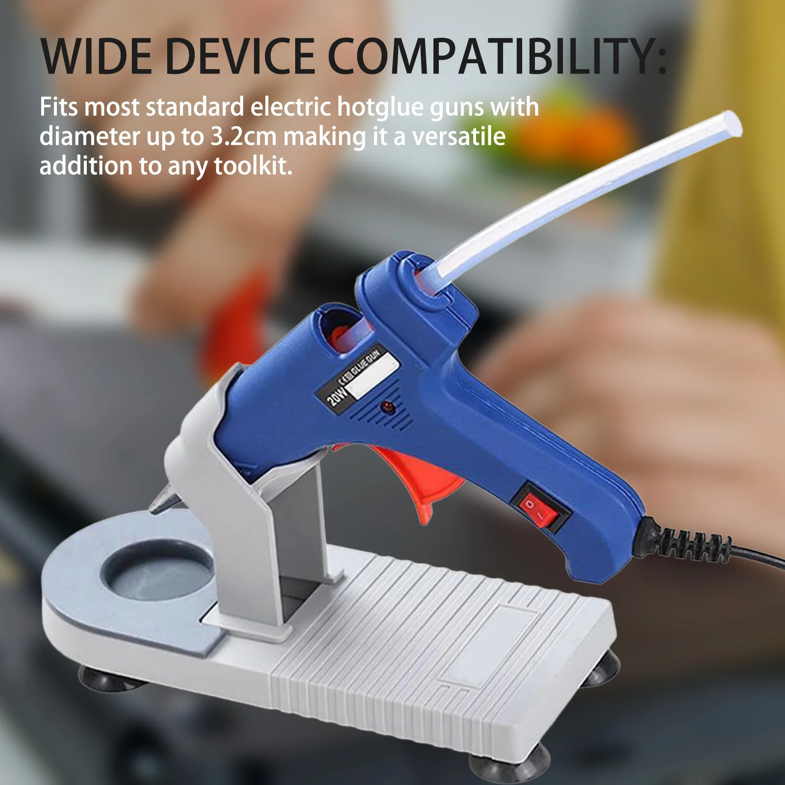 

Подставка-держатель для термоклеевого пистолета: термостойкое и нескользящее основание для домашнего ремонта и творчества