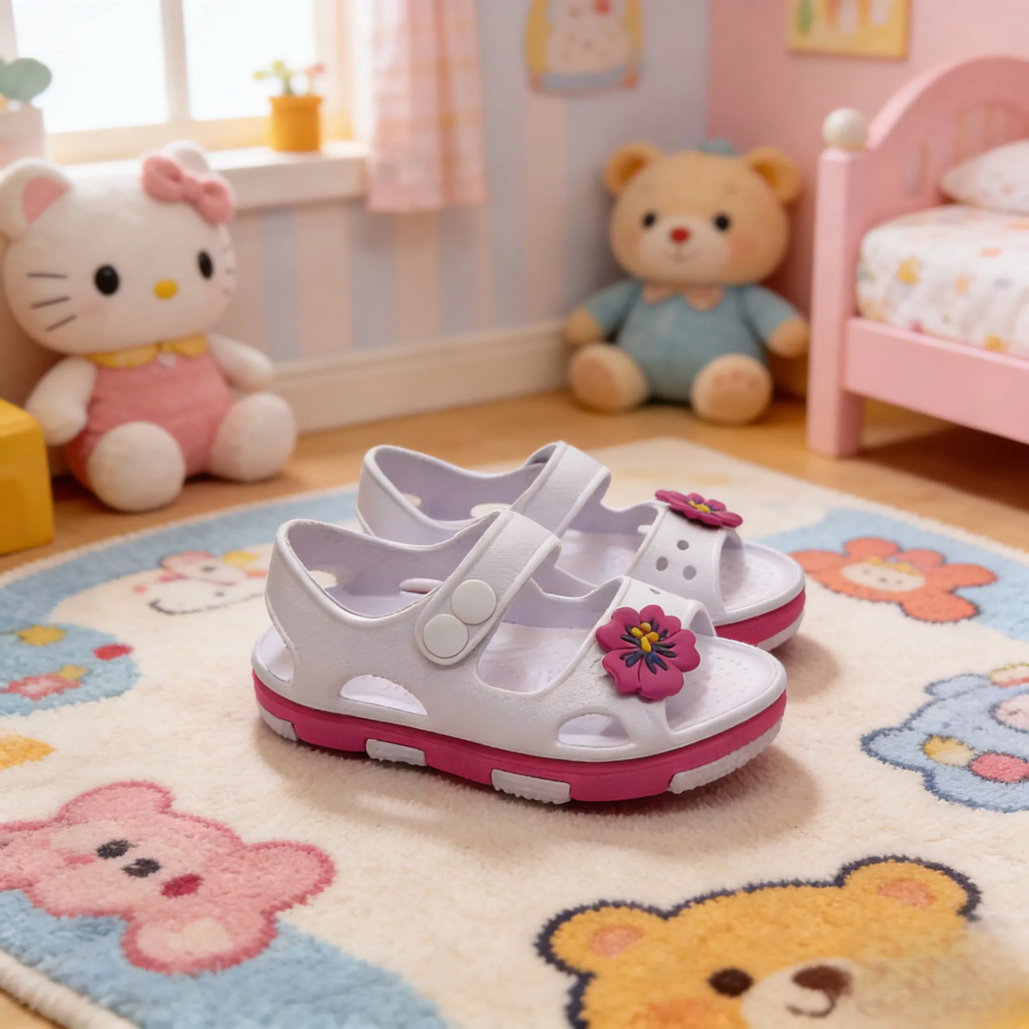 

Breathable and Beautiful Cute Girls' Sandals