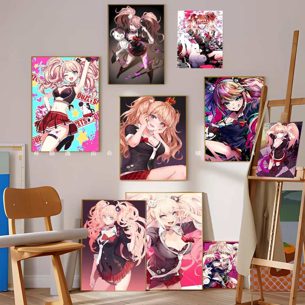 

Classic Anime D-Danganronpa Movie DIY Sticky Poster Waterproof Paper Sticker Coffee House Bar Home Decor