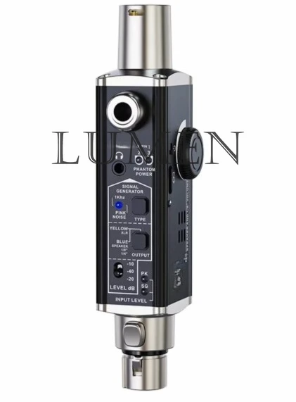 Professional Acoustic Analyzer: Portable Audio Tester with 1kHz/Pink Noise Signals for Speaker & Sound System Calibration AT-1