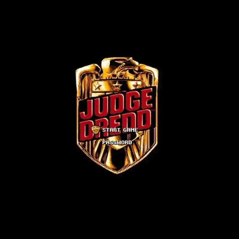Tarjeta de juego Judge Dredd de 16 bits, color gris grande, para reproductor de juegos NTSC, envío directo