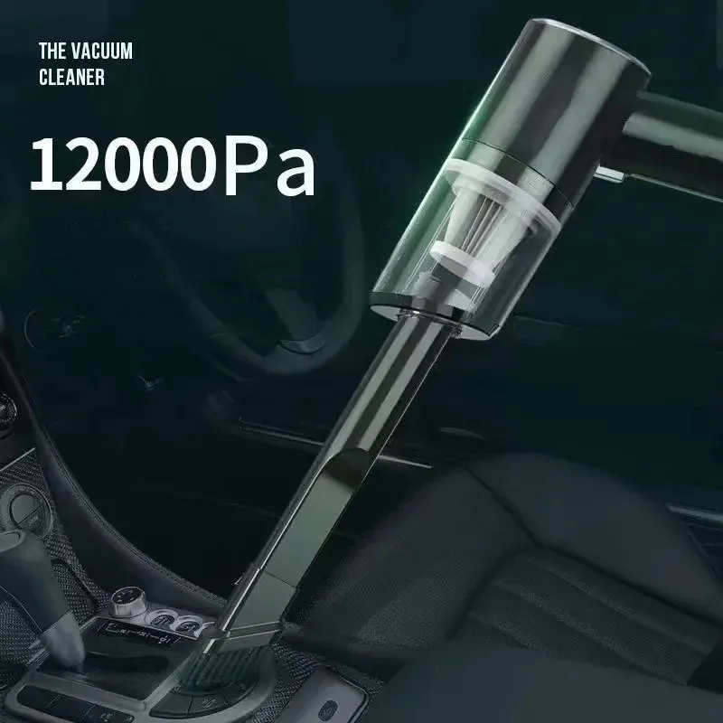 

NEW Dry Vacuum Cleaner Cordless Handheld Auto Vacuum Home & Car Dual Use 12000Pa Wireless Car Vacuum Cleaner