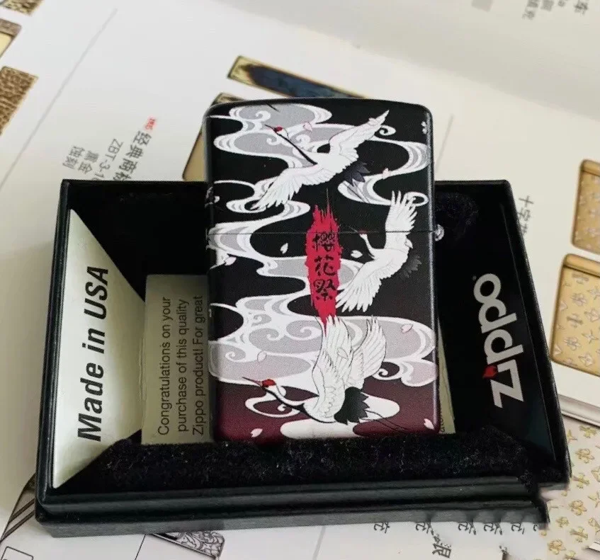 Zippo lighter The Cherry Blossom Festival Enchantress Japanese Lady Windproof Collection in box