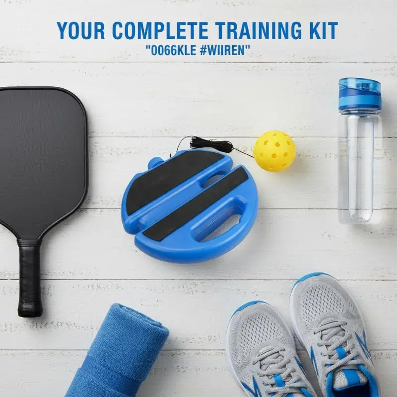 Pickleball Trainer with String for Improved Solo Practice and Enhanced Ball Control in Training Sessions