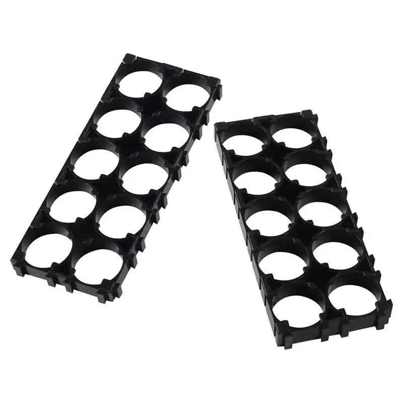 AEE4-20Pcs 18650 Lithium Cell Spacer 2X5 Cell Spacer 18650 Lithium Battery Plastic Holder Bracket For DIY Battery Pack
