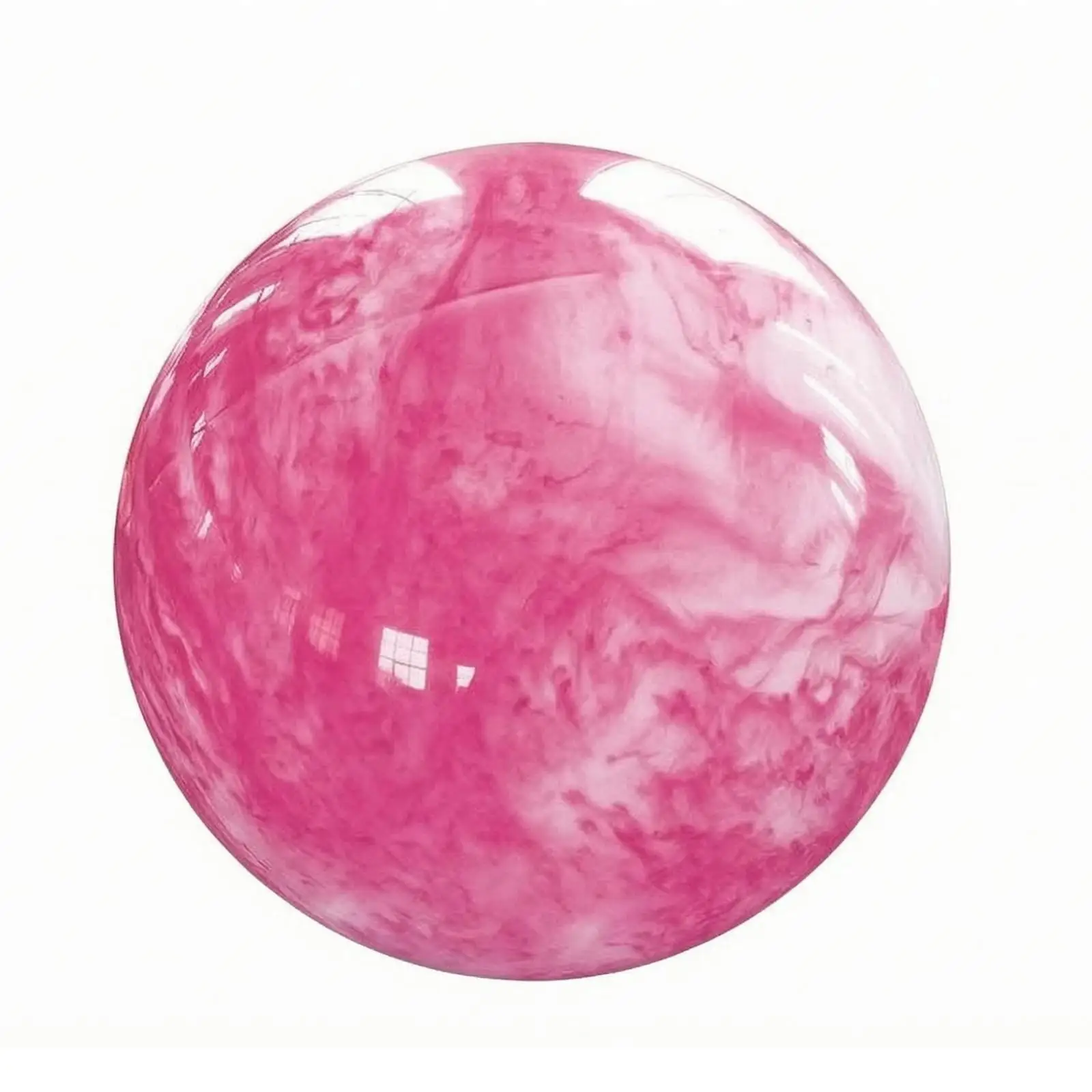 Inflatable Beach Ball Marbled Pattern Beach Ball Glossy Outdoor Toy for Pool