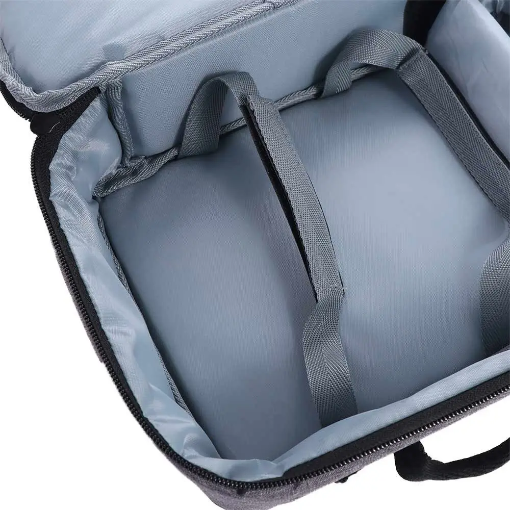 

Carry Handbag Projector Storage Bag Business Style With Handle Projector Carrying Bag Waterproof Grey Projector Case Outdoor