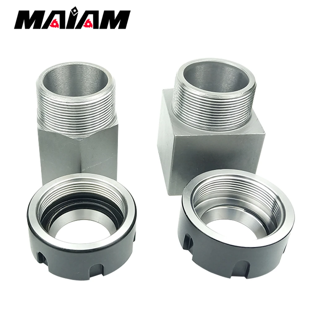 MAIAM ER25 ER32 ER40 A UM Square/hexagonal collet chuck seat ER hex spring chuck CNC lathe engraving cutting machine tool holder