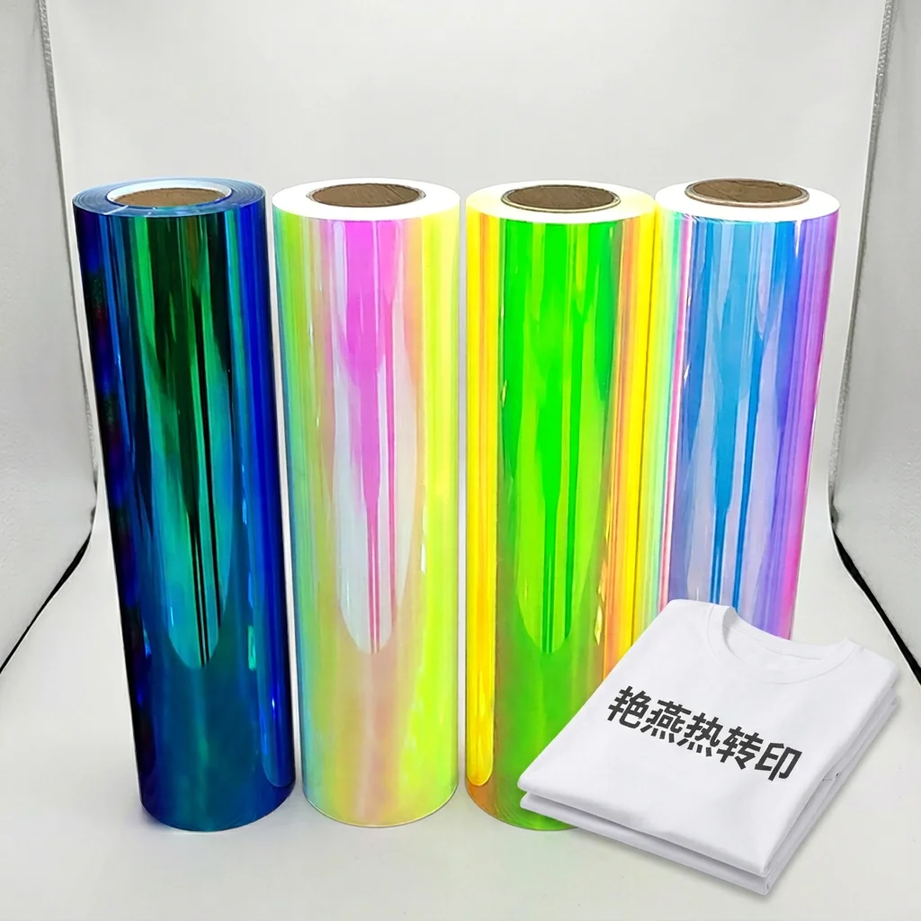 For High Quality Washable PU Film Heat Transfer Vinyl Clothing Leather/PET-Metallic Foil Printing Digital Low Temperature