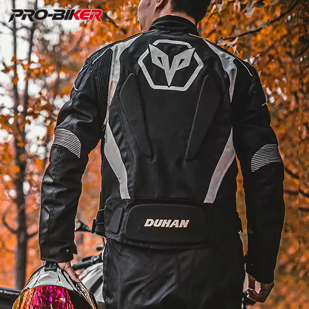 

DUHAN Motorcycle Riding Jacket Pants Anti Drop Motorcycle Jackets Men Women Motocross Equip With Removable Protective Gear