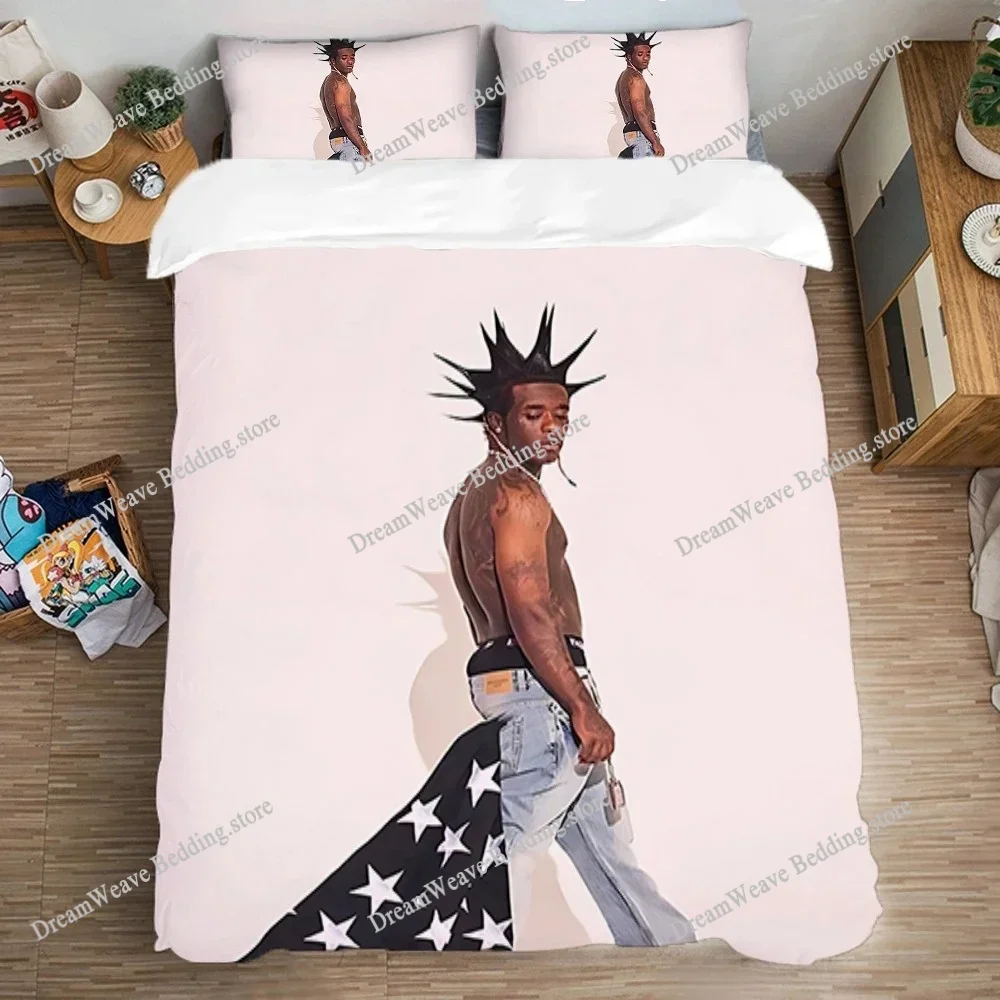 

Hiphop Rapper L-Lil Uzi Verts Sheets Quilt Covers Bedding Dormitory Sheets Bedding Set Soft Warm Bedding Set Home Textileextile9