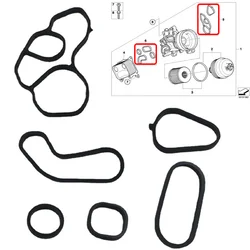 BMW Mini r56,coopertryman用のオイルフィルター冷却スタンド,シールキット11428643758 11668626471 11427537293