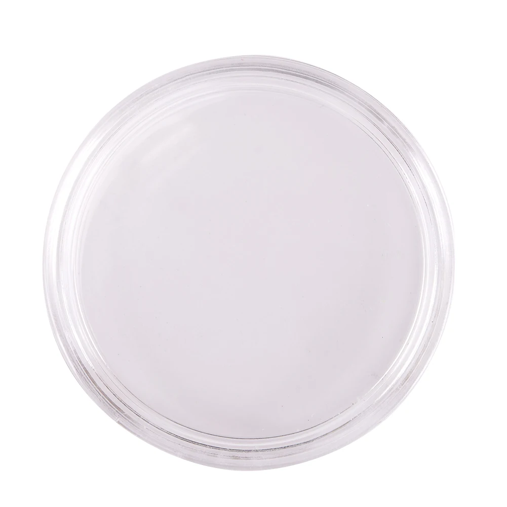 Practical Coin Box Storage Box Scratch Resistant Transparent 40.6mm Airtight Beautiful Capsule Clear Easy Open