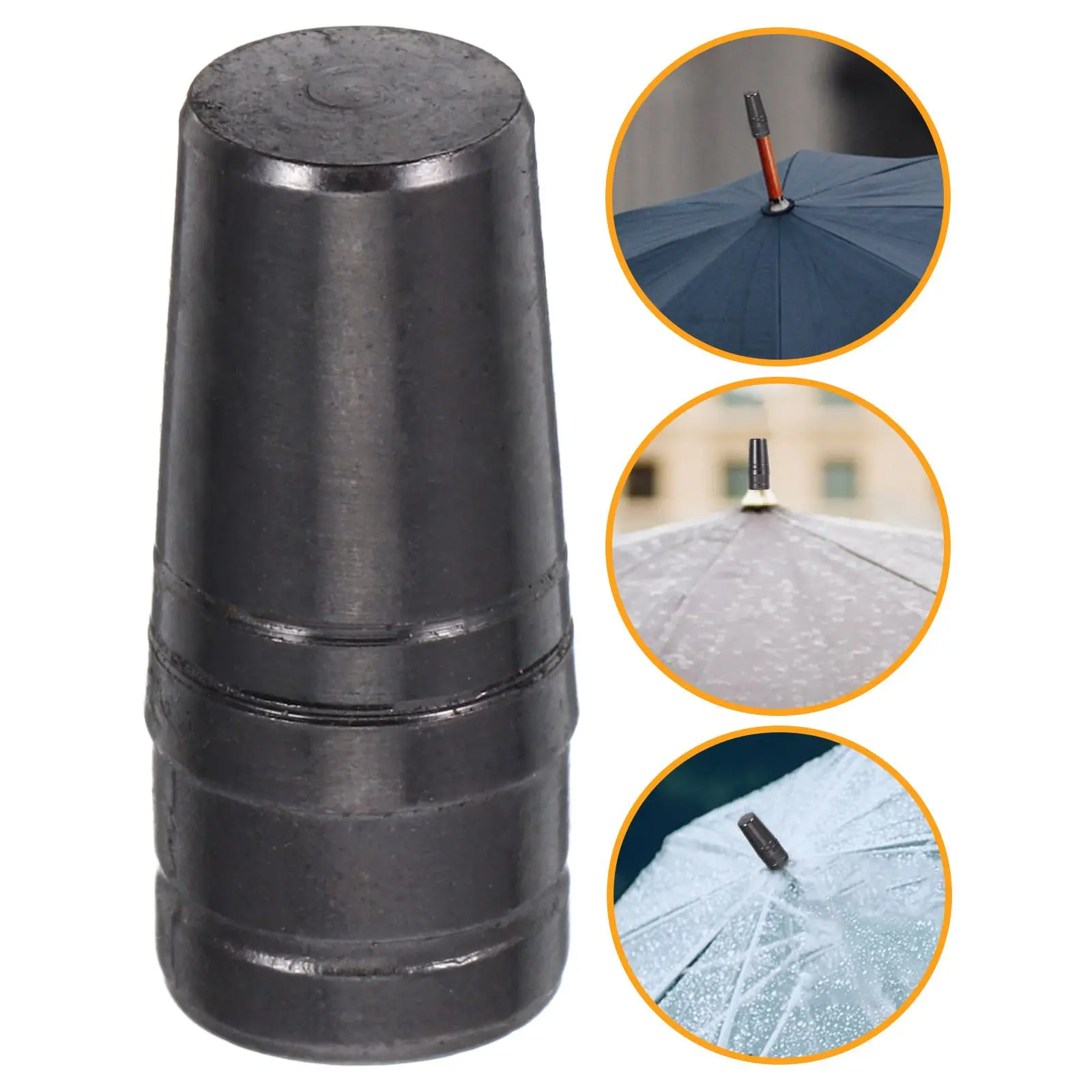 2 Pcs Umbrella Cap Replacement Long Pole Umbrella Caps Metal Clips Tip Protector Outdoor Accessories Repair Kit Furniture