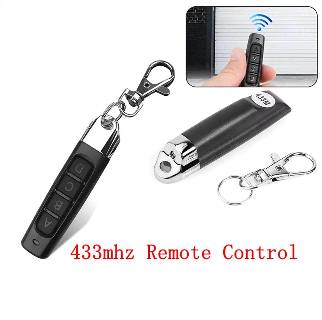 1-50PCS 433mhz Remote Control Duplicator Universal Remote key Copy Clone Replacement Garage Door Keychain RF 433Mhz Transmitter