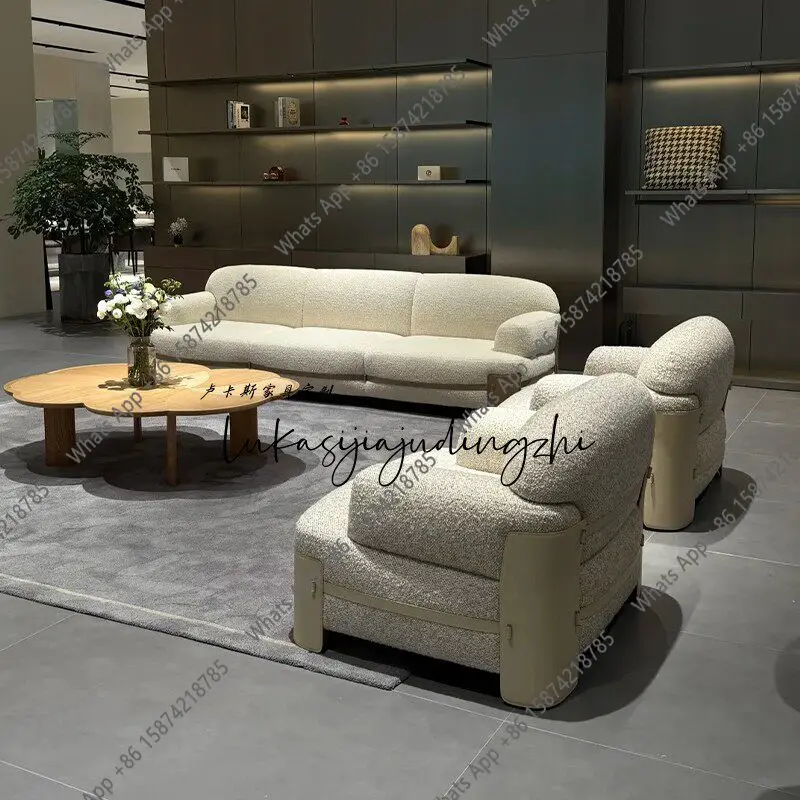 

The new Italian minimalist sofa is a modern minimalist designer lounge chair sofa