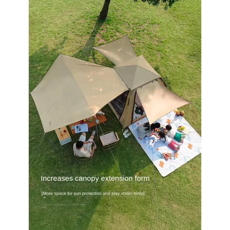 خيمة تخييم أوتوماتيكية سريعة الأسفلت للعائلة في الهواء الطلق، خفيفة الوزن، واقية من الشمس مقاومة للماء