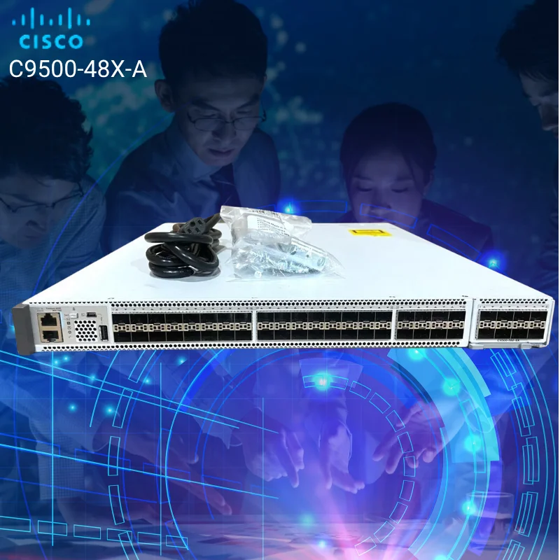 For C9500-48X-A Core Switch 48-Port 10G SFP+ Layer 3 Network Device 1 Year Warranty QoS Brand New Stock Ready Ship Globally