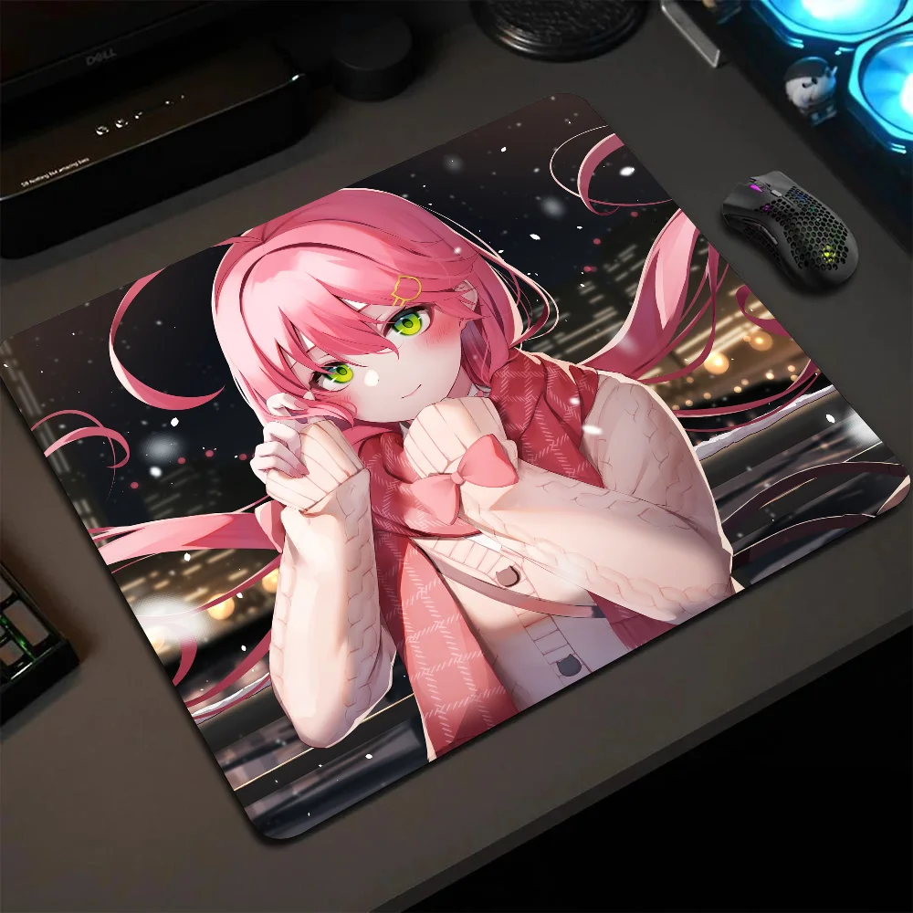 

Sakura Miko Hololive Girl Anime Mousepad Small LockEdge Mouse Pad For Gamers Computer Desk Pad Anti-slip Rubber