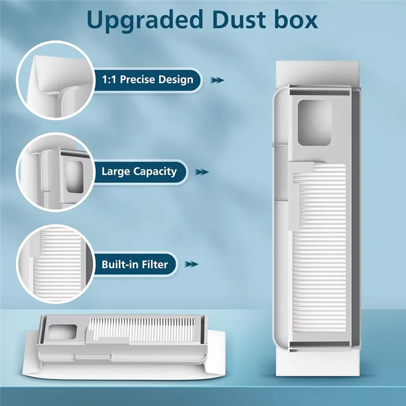 

ABBY-38PCS For Narwal Freo X Plus Robot Vacuum Parts Main Roller Side Brush Filter Dust Bag Mop Cloth Accessories