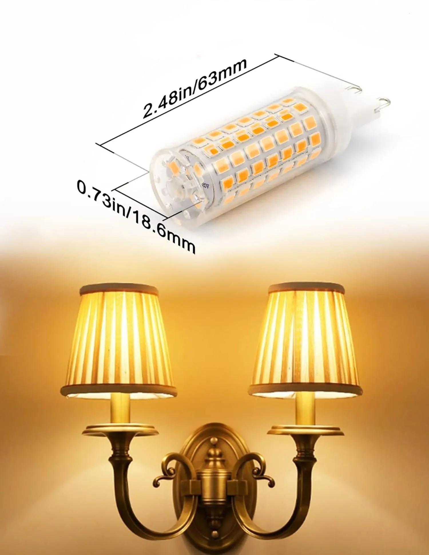 10Pcs G9 LED Light 7W 9W 12W 15W 18W AC 220V 230V G9 LED Lamp LED Bulb SMD 2835 LED G9 Light Replace 30/40W Halogen Lamp Light