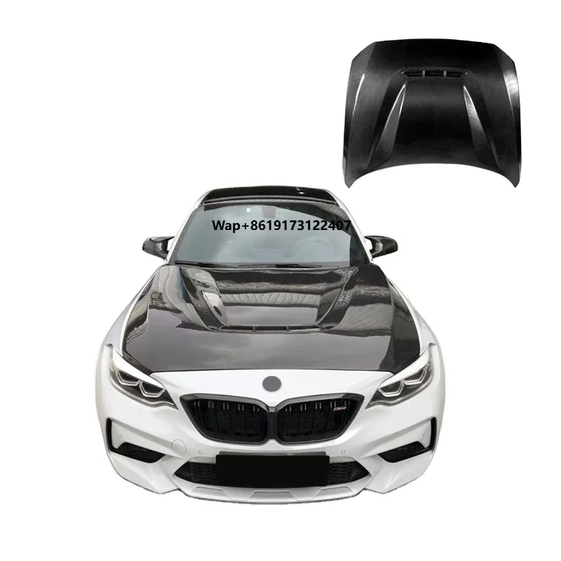

Карбоновый капот MRD для M2/F87 F22 F20 в стиле CS, 2014+, крышка двигателя из углеродного волокна, капот автомобиля