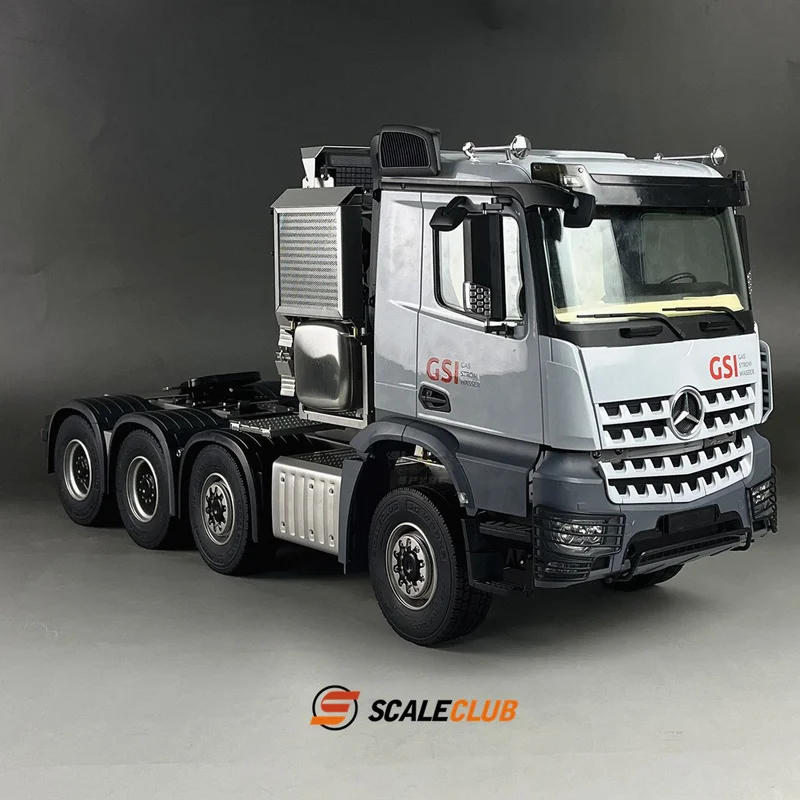 Scaleclub Model 1/14 Dla Mercedes-Benz Low Roof AROCS 3363 8x8 Heavy Towing Bulky Transport Dla Tamiya Scania MAN Benz Parts