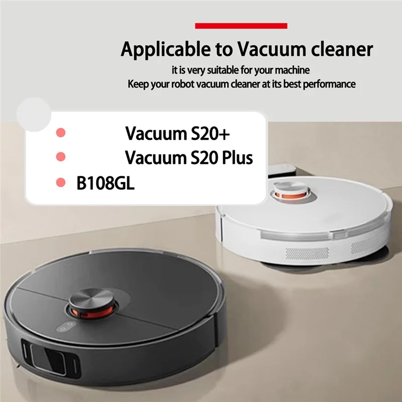 WORTHOWN-For Xiaomi Robot Vacuum S20+ Plus B108GL/ S10+ Plus B105 فلتر عالي الكفاءة مصنوع من مواد عالية الجودة