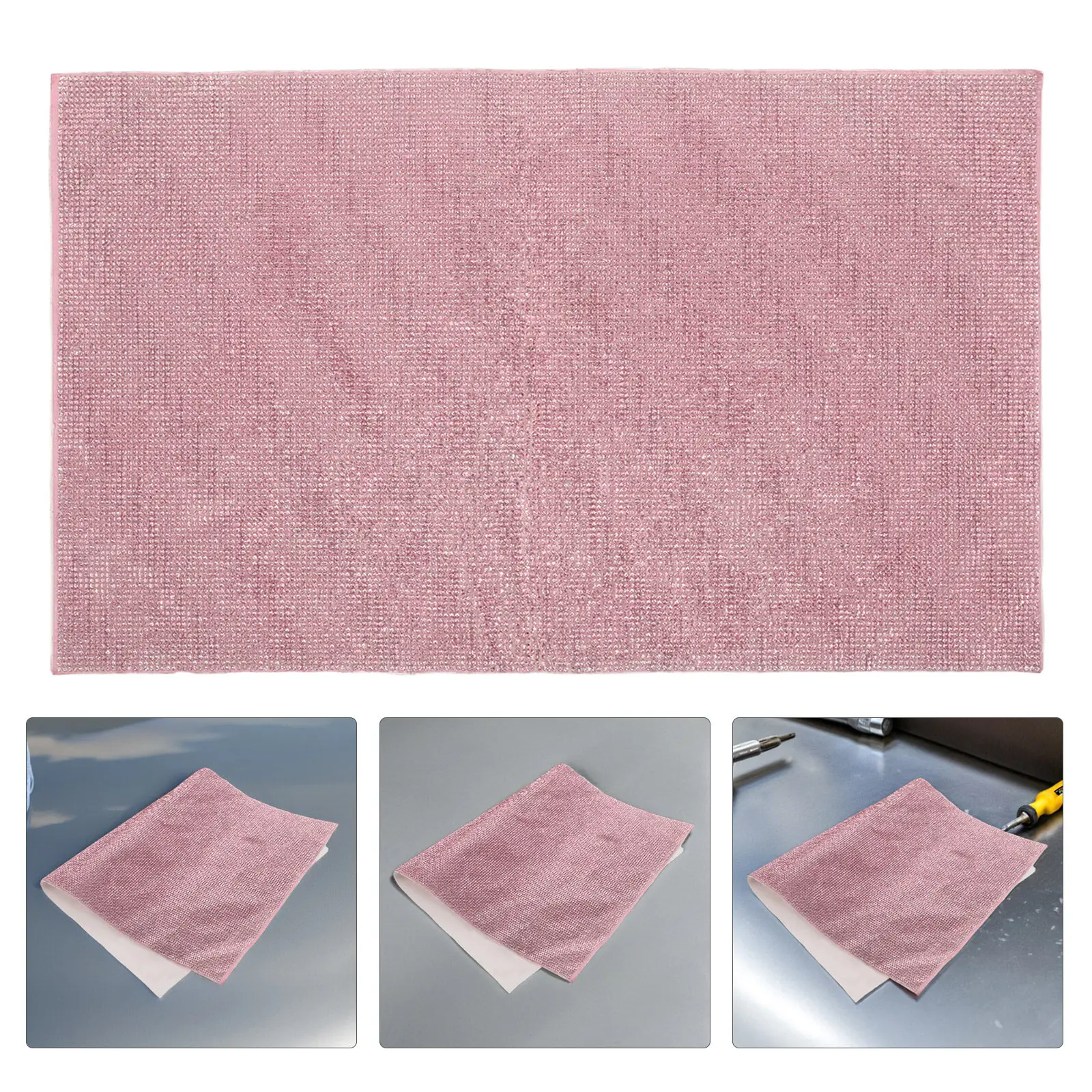 24x40 Cm Car Rhinestone Stickers Self Adhesive Glitter Rhinestone Sheet for Vehicle Interior Decoration DIY Bling Accessories