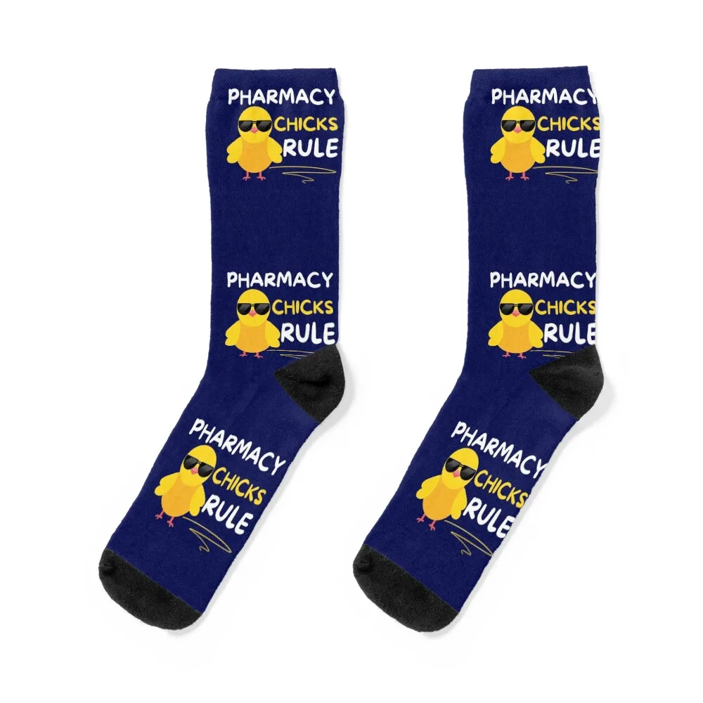 

pharmacy chicks rule pharmacy technician Socks Antiskid soccer Lots custom Heating sock Girl'S Socks Men's