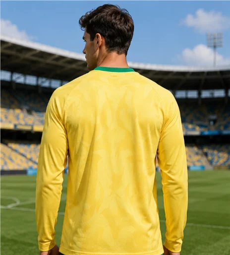 Brazil 2026 Commemorative Edition 3D Printed Long Sleeve Football Shirt Quick Drying Breathable Fashionable Design