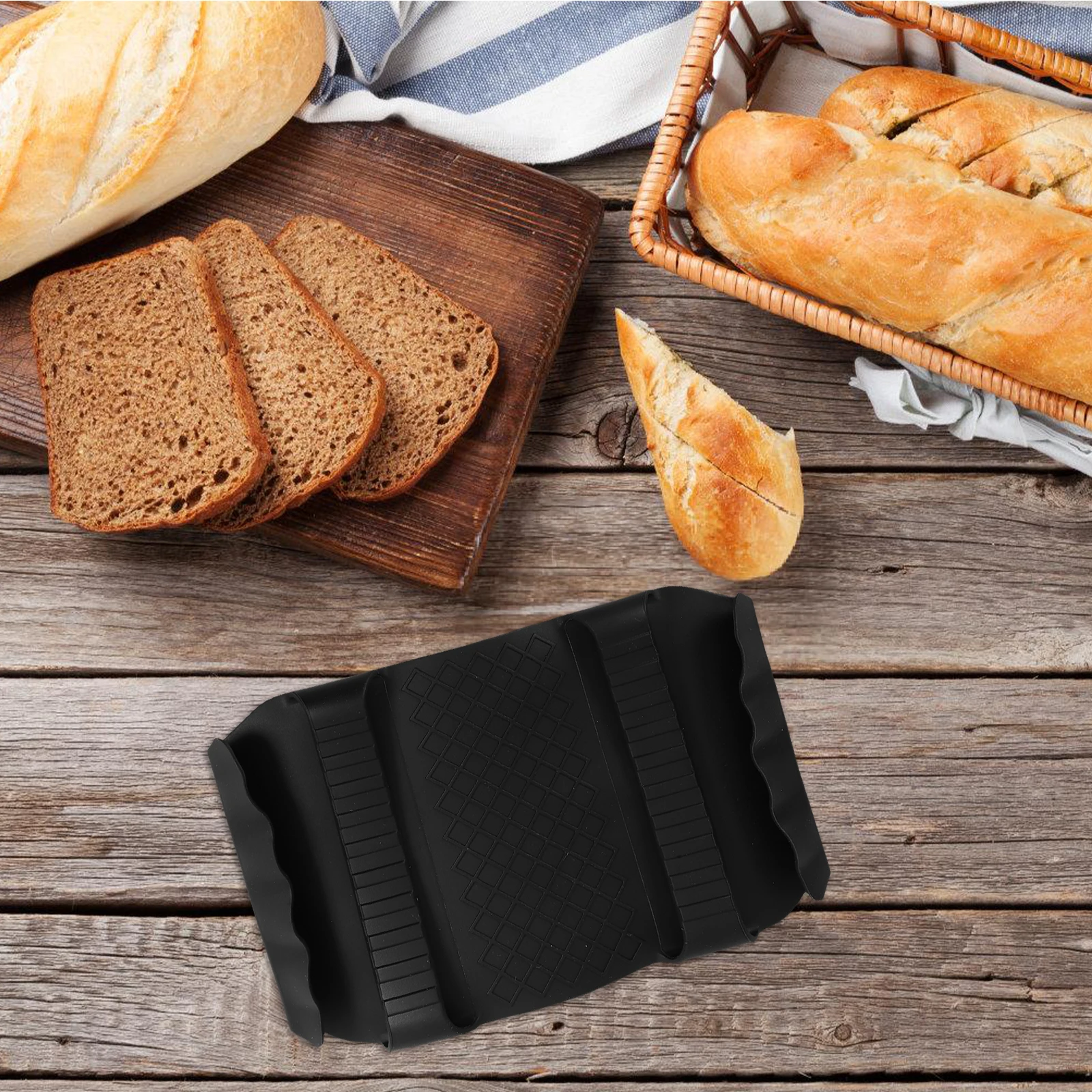

Silicone Bread Slicing Tool Chop Guard Finger Protector Anti Scald Clamps Multi Function Easy Clean Wear